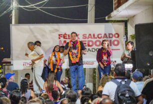 México vive la oportunidad de consolidar la 4T o regresar al pasado, resalta Félix Salgado en Acapulco