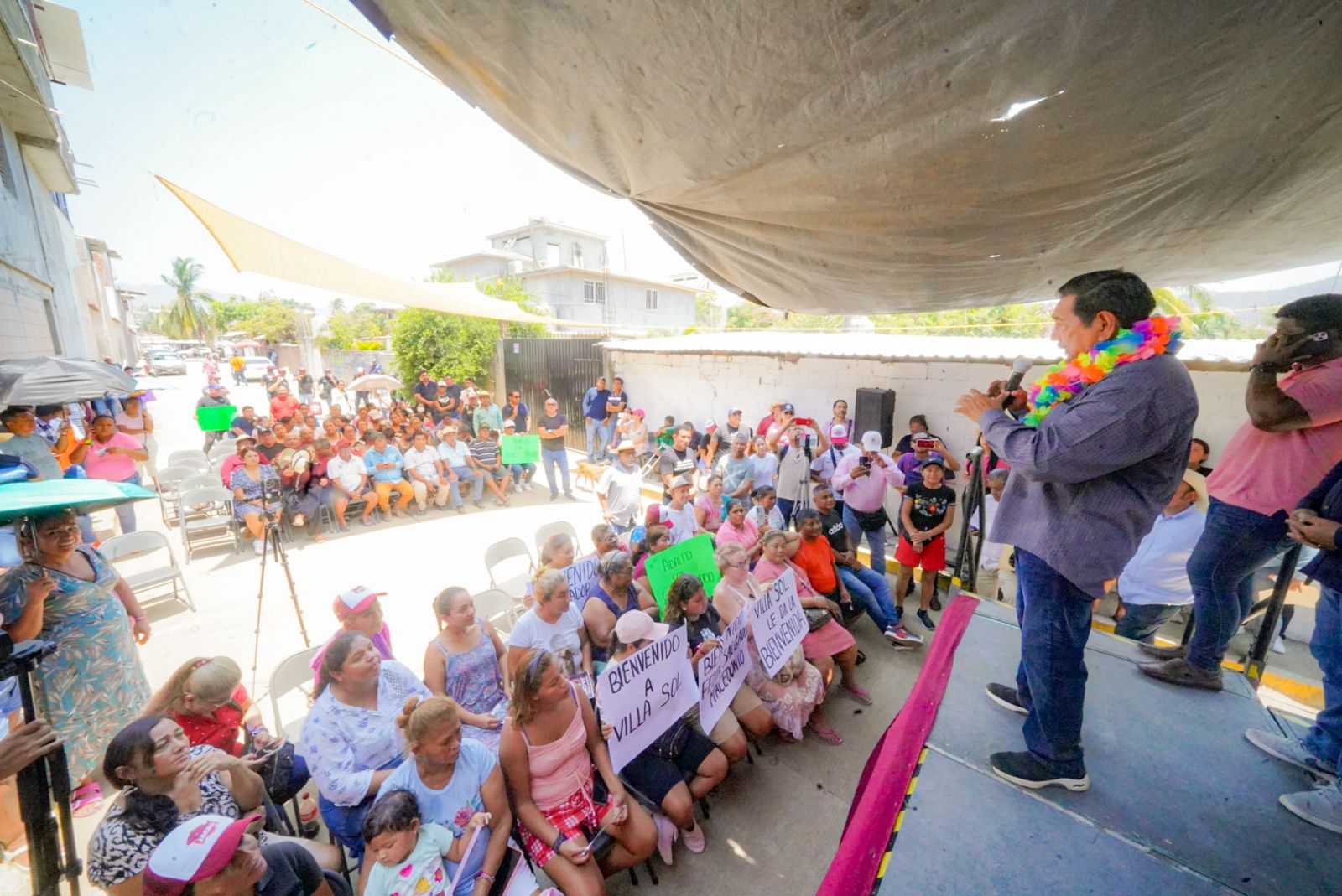La lucha por la Cuarta Transformación es pacifista, remarca Félix Salgado en Acapulco