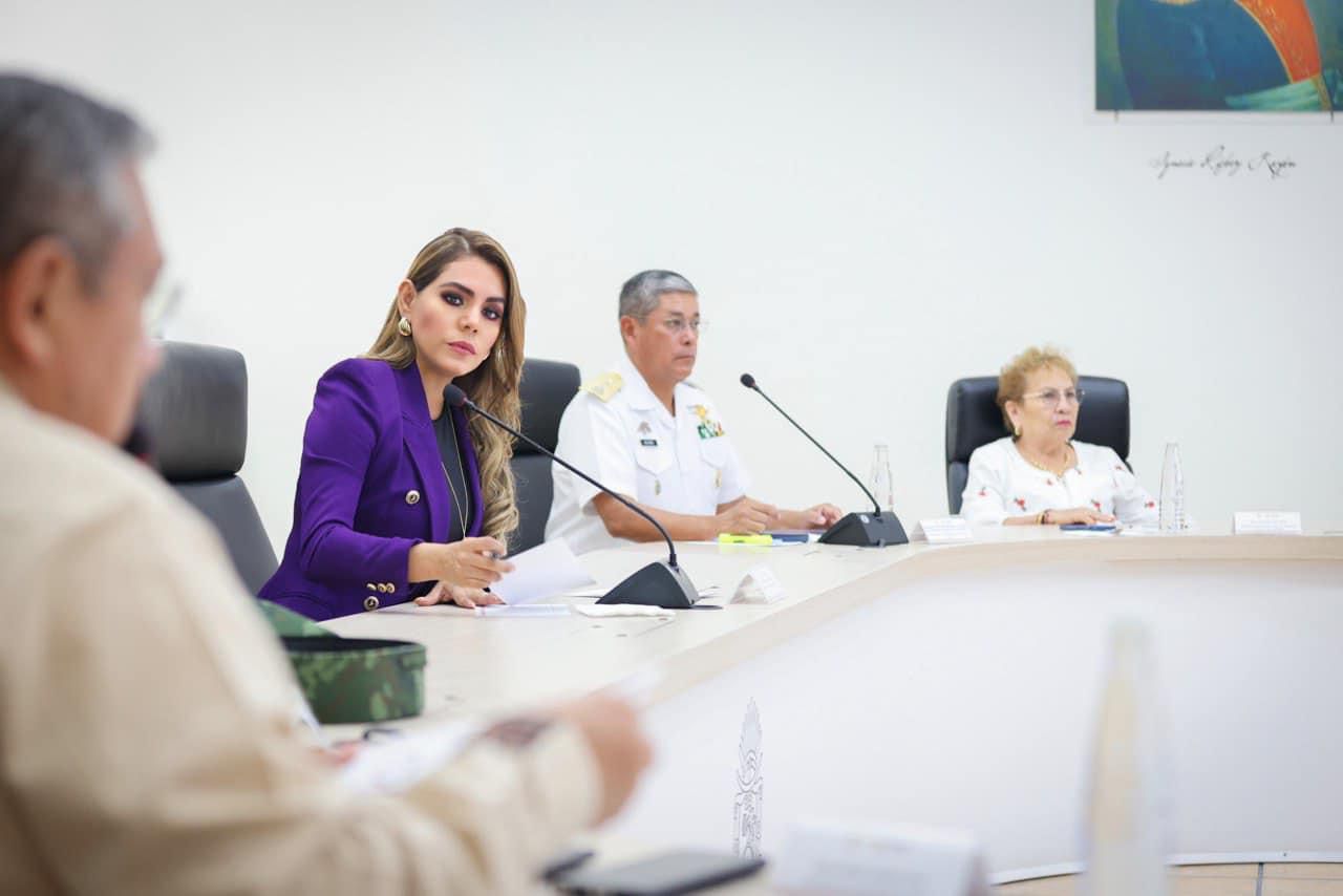 Revisa Evelyn Salgado esquema de seguridad para la jornada electoral del 2 de junio